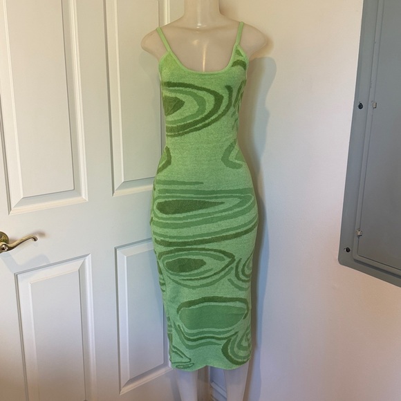 Sunny Hockney Dress Kendall Jenner Green Sunny Dress size Small - Picture 5 of 11
